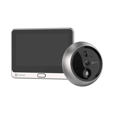 EZVIZ Dp2 2k 3mp Wire-free Peephole Doorbell (touch Screen) CS-DP2(3WPFBS,3MP)