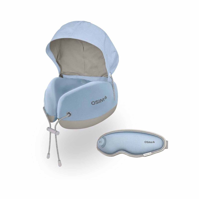 OSIM Travel Bundle: Unek Lite Travel Neck Massager + Uvizion Lite Eye Massager OS-1253 + OS-1252-image 1
