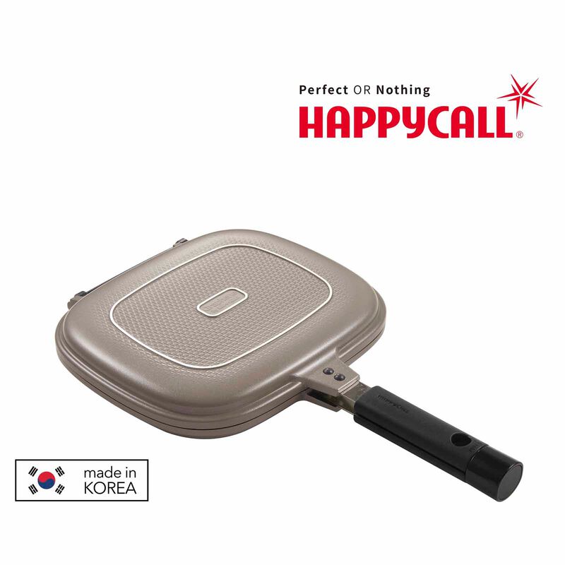 HAPPYCALL Impact Graphene Double Pan - Standard Mud Beige 3002-0137-image null