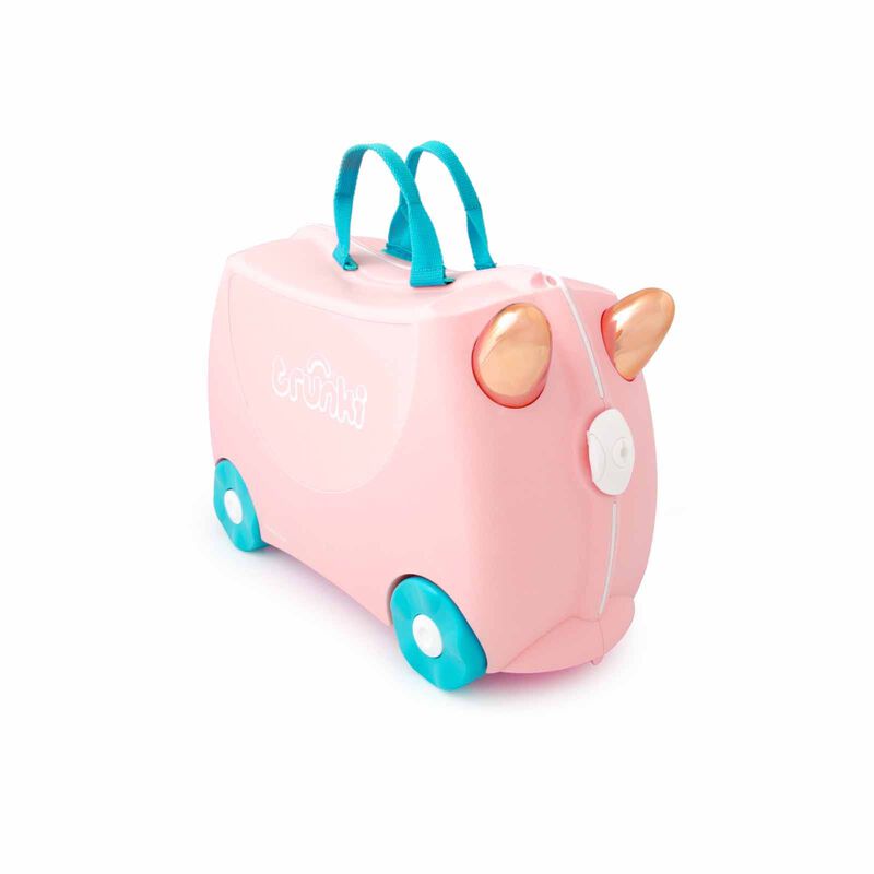 TRUNKI Ride On Luggage - Flossi Flamingo TR0353-GB01-image 2