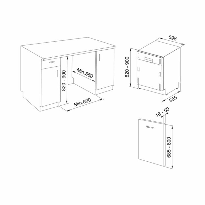 FRANKE Built-in Dishwasher (14 Plate Setting) FDW614-D10P-image 2
