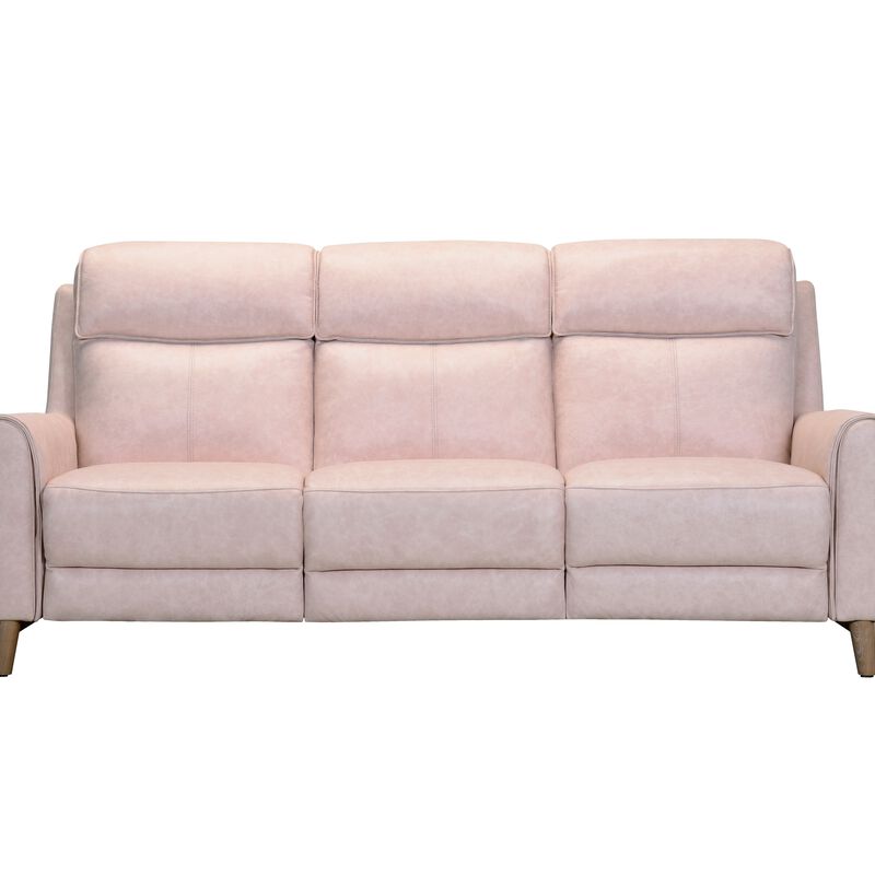 3rr Seater (fl) C15 Pink Full Leather Sofa MICOLA-image 1