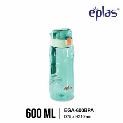 EPLAS Eplas Ega-600 One Touch To Open Bottle (600ml) - Green EGA-600