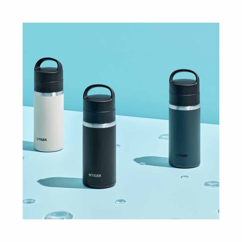 TIGER 0.36lt Screw Lid Stainless Steel Bottle (stone Black) MKB-T036 (KK)-image 2