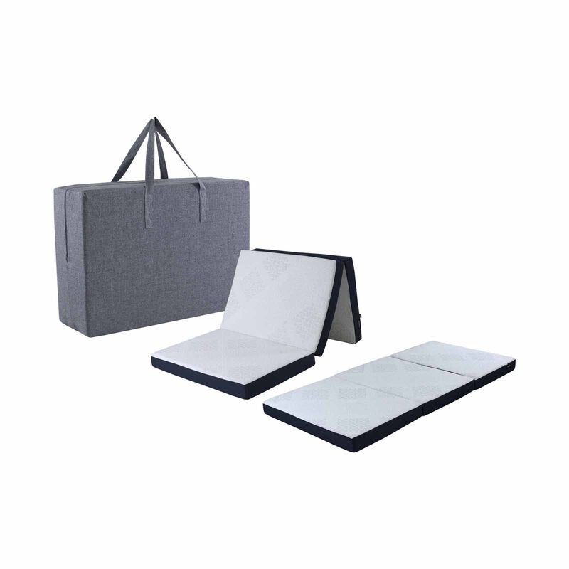 MAXCOIL Single 4 In Foldable Memory Foam Mattress MEFFO-image 5