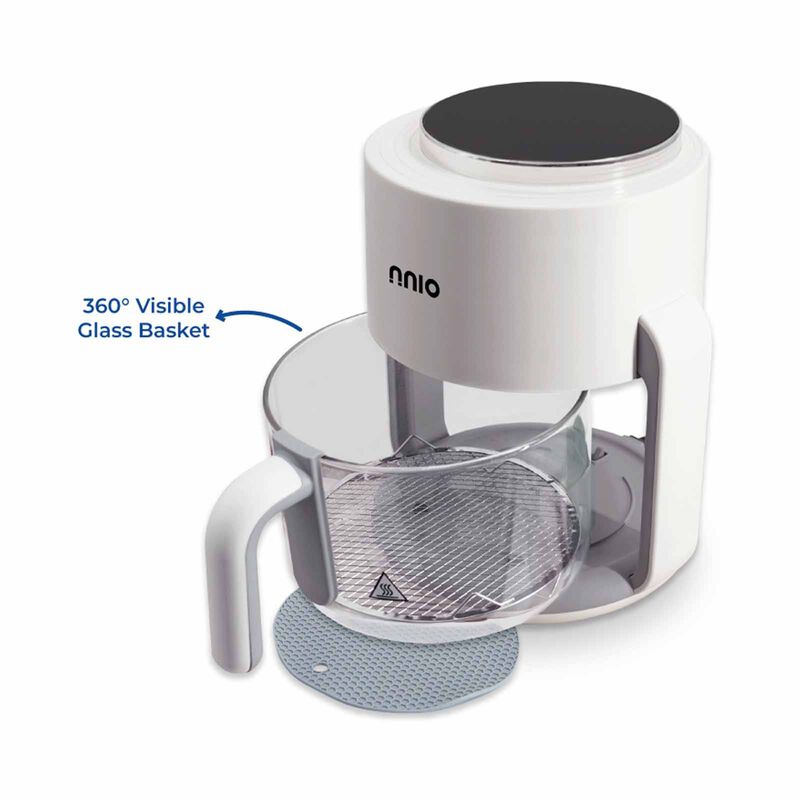 NNIO Digital Glass Air Fryer (4.0l) - White N4090GAF-image 5