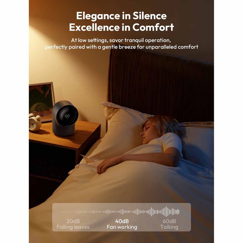 AECOOLY Dc Desk Fan-black TB02-image 3