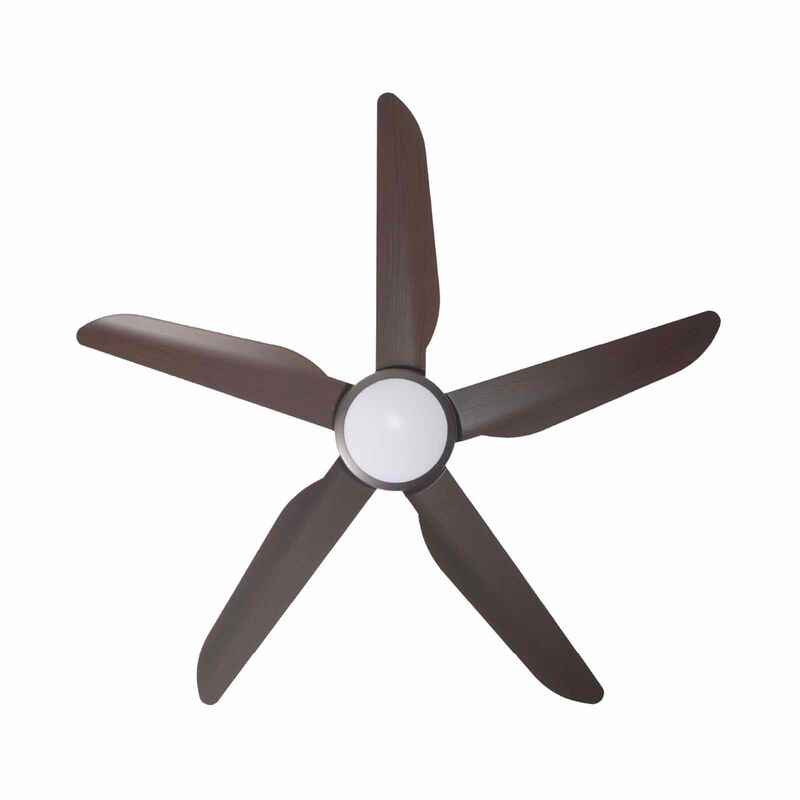 MISTRAL 56 In Dc Ceiling Fan With 24 W Led And Wifi- Gun Metal/wood (5 Blade) CYCLONE56-GM/WD-image 2