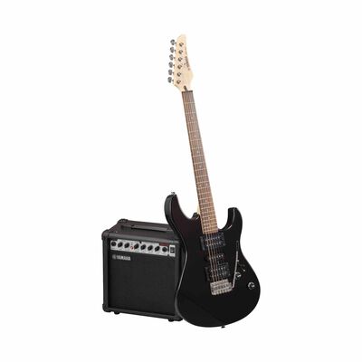 YAMAHA Electric Guitar Package (black) With Guitar Amplifier And Related Accessories ERG121GPII BLK