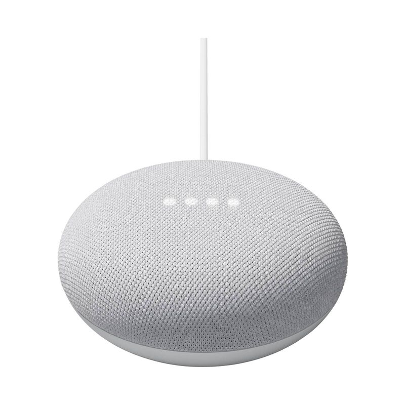 GOOGLE Bluetooth Speaker Voice Control Google Assistant NEST MINI CHALK-image 1