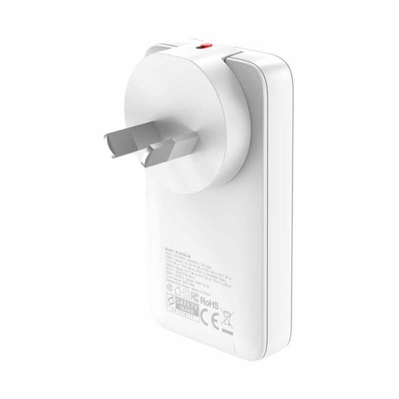 MAZER Prestigegan Pd65w 1c1a With Travel Plugs - White M-G65SLIM-WH-image 4