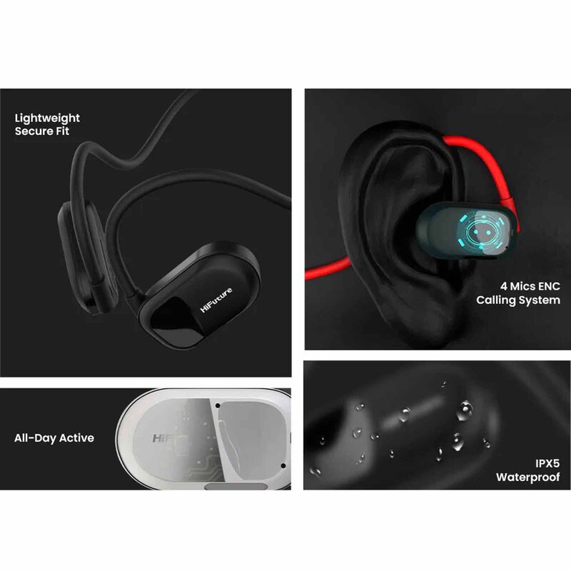 HIFUTURE Futuremate Sport Earbuds Black 6972576180933-image 5