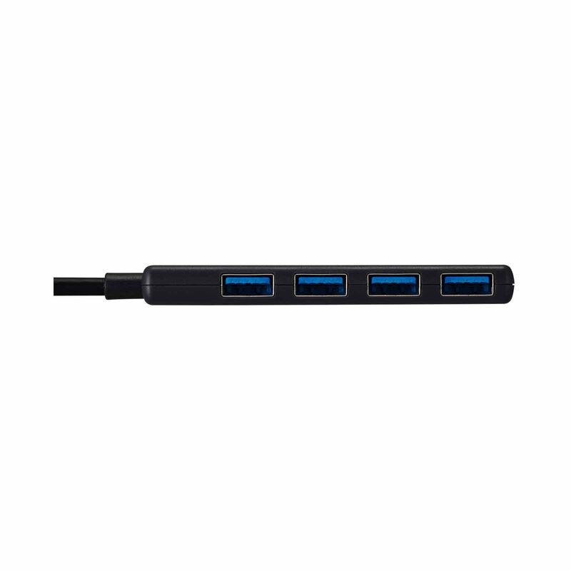 ELECOM Usb 3.0 Bus Power 4 Ports - Black U3H-H040BK-image 2