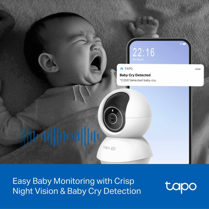 TP LINK Pan/tilt Ai Home Security Wi-fi Camera TAPO C250-image 9