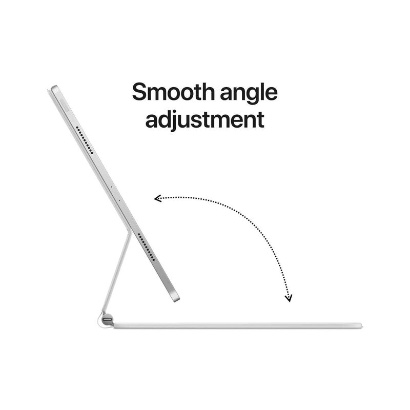 APPLE Magic Keyboard For Ipad Pro 12.9-inch (5th & 6th Gen) Us English - White MJQL3ZA/A-image 4