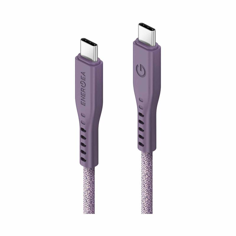 ENERGEA Flow C-c Cable 480mbps, 240w With Mct 1.5m -purple CBL-FLCC-PUR150M-image 2