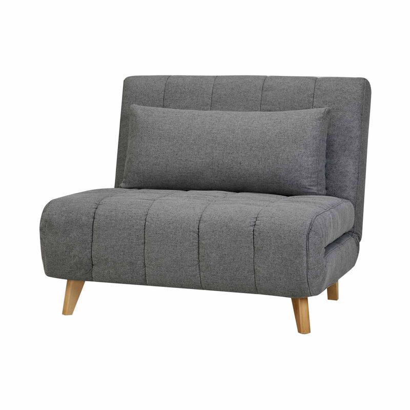 Single Sofa Bed Grey TESSA-image 4