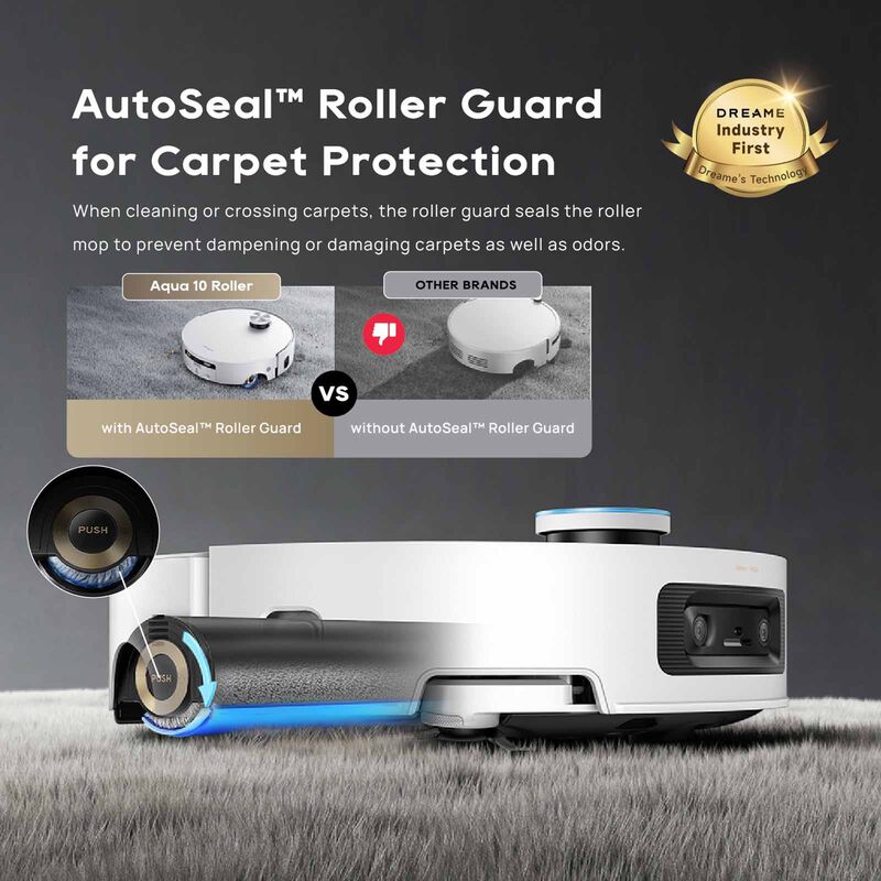 DREAME Aqua 10 Roller Robot Vacuum Cleaner DM-AQ10RL-GL-image 7