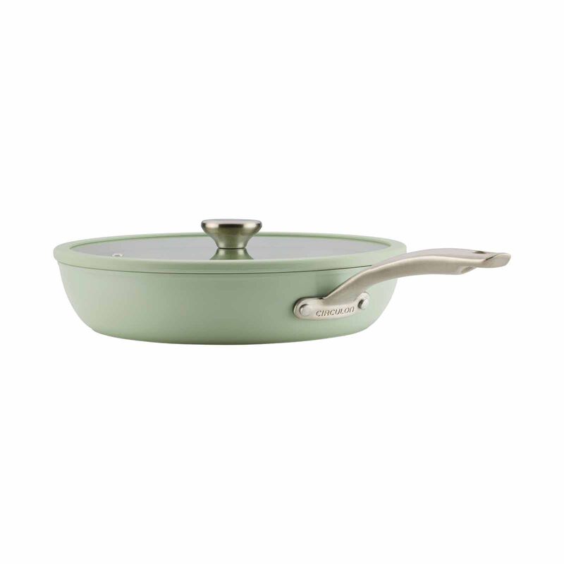 CIRCULON Halo With Laserdefense Ceramic Nonstick 30.4cm Frypan With Helper Handle - Sage 16158-image 7