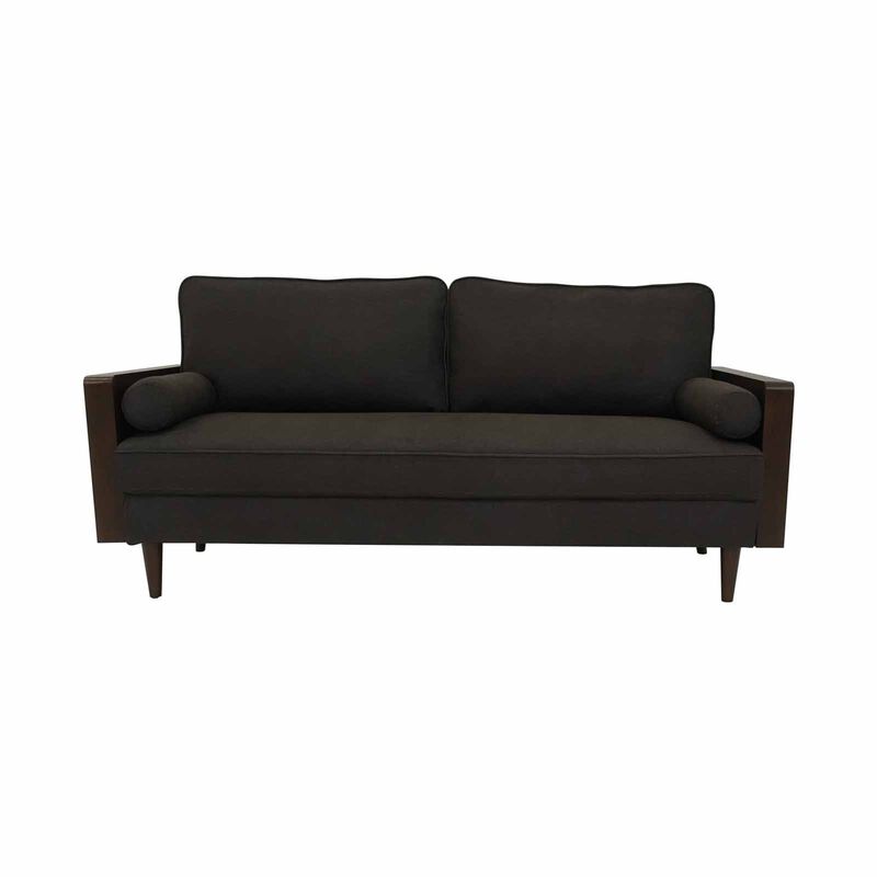 MUZE 3 Seater Sofa (fab) Cocoa BRIDGET-image 6