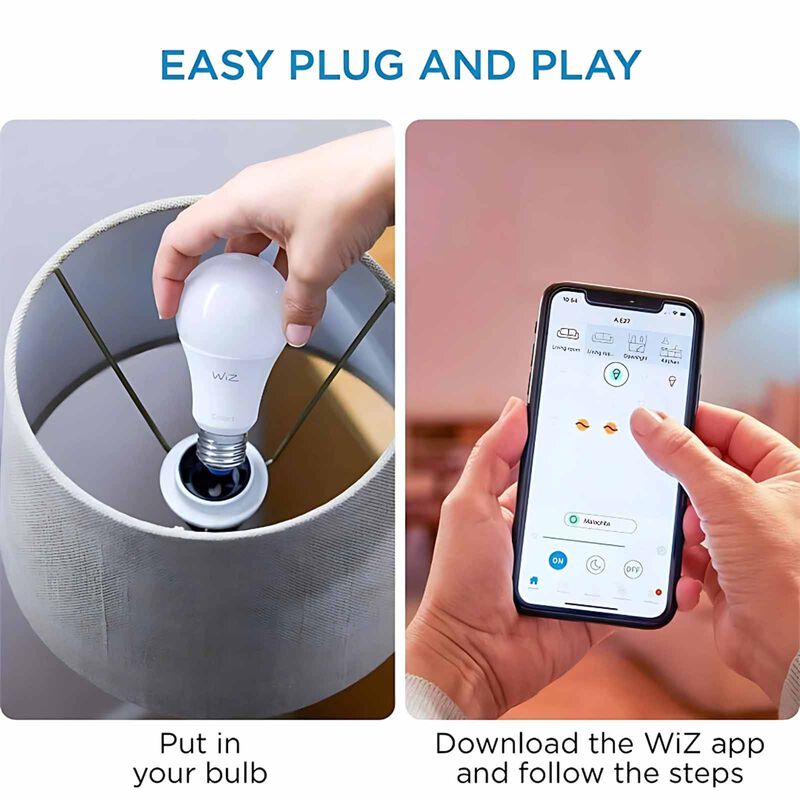 WIZ 9w Led Bulb A60 E27 White 929002383517-image 7