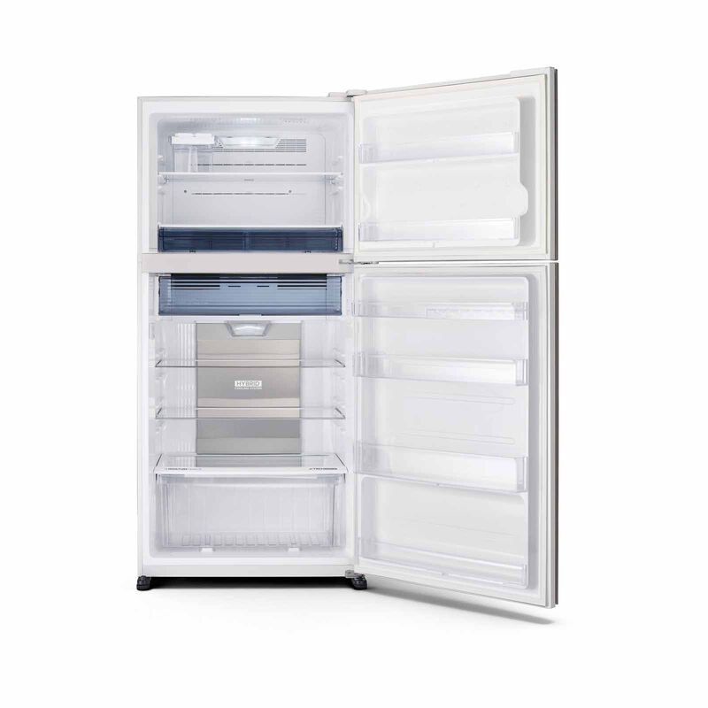 SHARP 2 Door Top Mount Fridge - Matte White (607l) SJ-PG60A-W-image 4
