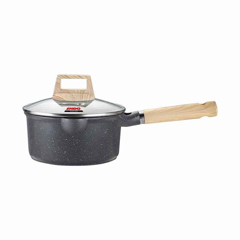ENDO Ganseki 18cm I.h. Die Cast Saucepan E-GSK-18SP-image 2