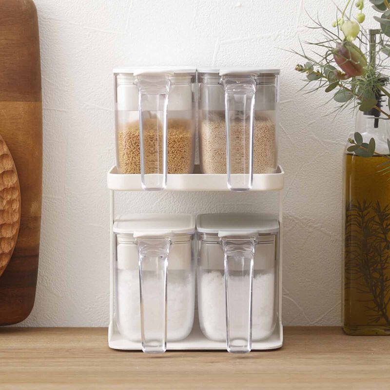 MARNA Good Lock Condiment Organisation Rack (142x142x118mm) - White K749-W-image 6