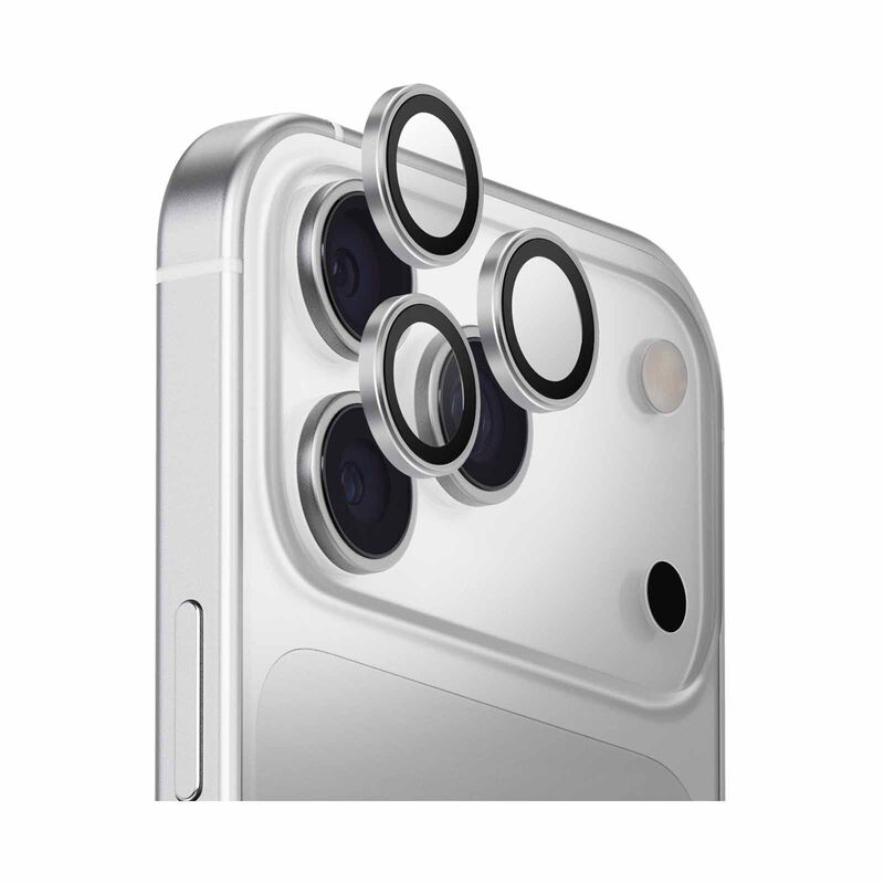 UNIQ Optix Iphone 17 Pro/17 Pro Max (2025) 6.3/6.9 Aluminium Camera Lens Protector UNIQ-IP6.3P-6.9P(2025)-ALENSSIL-image null