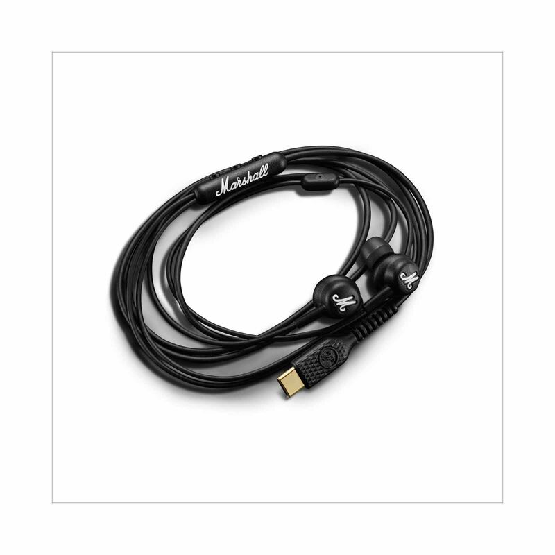 MARSHALL Wired Earphones With Built-in Mic MODE USB-C (BLACK)-image 3