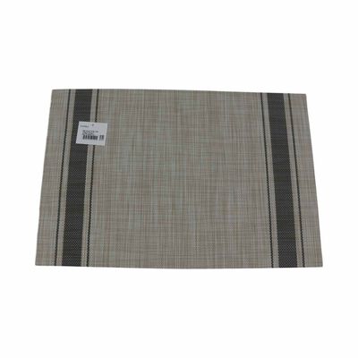 UB-1780 Rect Placemat 2x1, L30x45cm, Linen With Grey Rip 1780ZJ-210706-2
