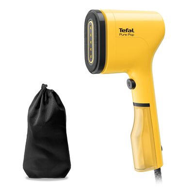 TEFAL Pure Pop Handheld Garment Steamer - Yellow DT2026