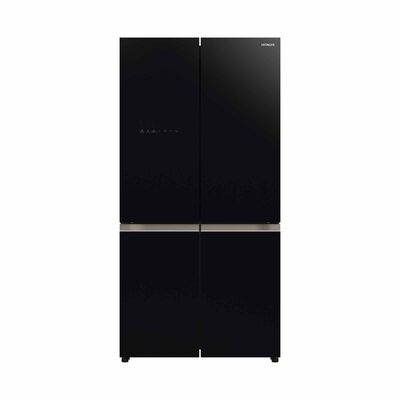 HITACHI 4 Door French Bottom Fridge (569l) (glass Clear Black) R-WB640PMS1-5 GCK