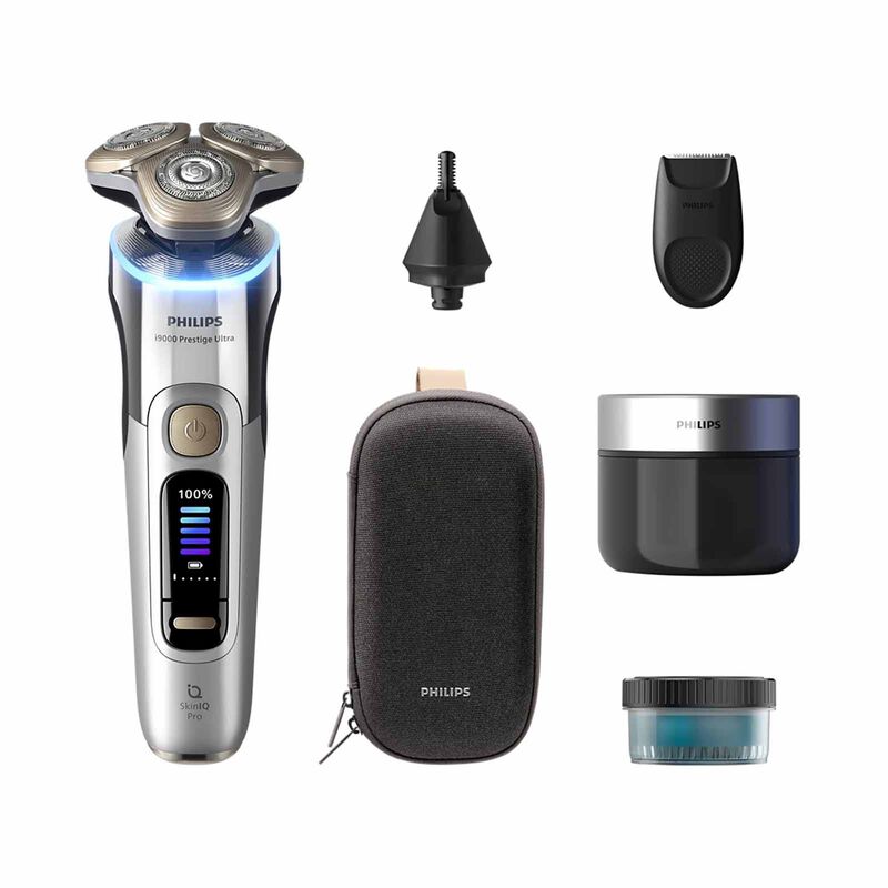 PHILIPS Wet & Dry Electric Shaver With Skiniq Pro XP9404/26-image 1