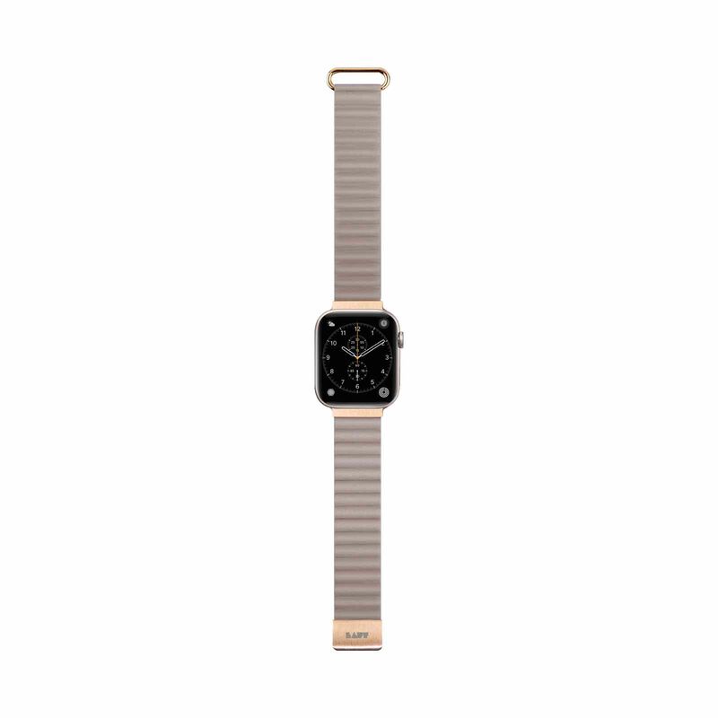 LAUT Novi Lux Apple Watch Strap (42/44/45/49mm) - Beige (bands Only) L_AWL_NL_BE-image 2