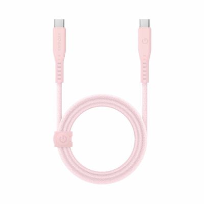 ENERGEA Flow C-c Cable 480mbps, 240w With Mct 1.5m -pink CBL-FLCC-PNK150M