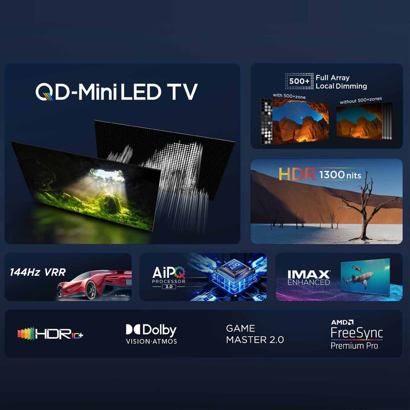 TCL 55 In C755 4k Qd-mini Led Smart Google Tv 55C755-image 4