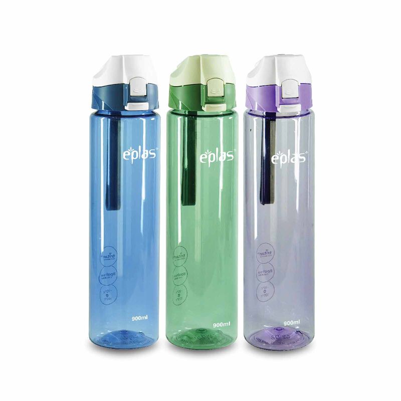 EPLAS Sport Flip Top Bottle W Locking System (900ml) - Lilac EGD-900-image 2