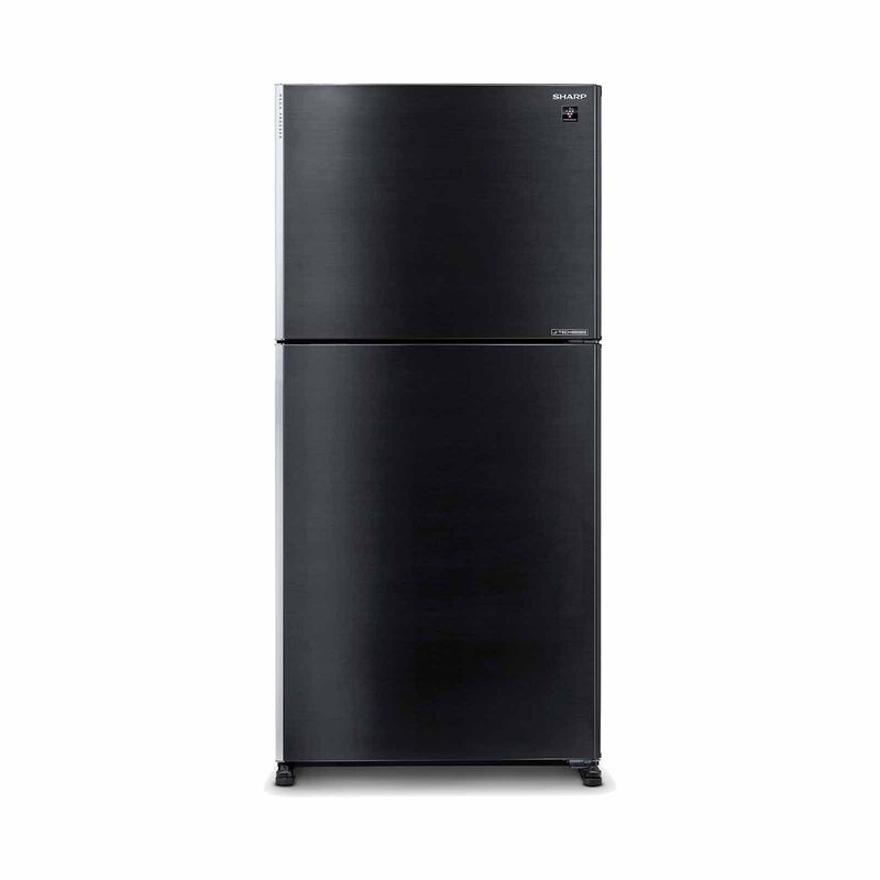 SHARP 2 Door Top Mount Fridge - Black (523l) SJ-PM51-BK-image 1