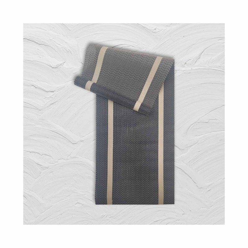 RAPEE Scroll Tablerunner Brown (online) SCROLTRBRW-image 2