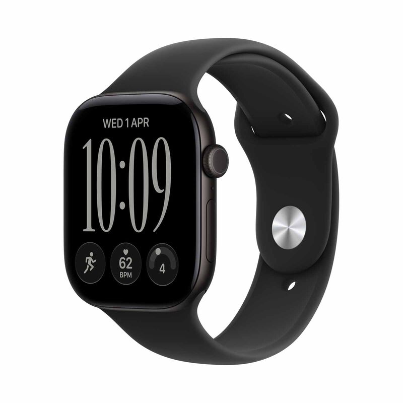 APPLE Watch Series 12 Gps 46mm Black Aluminium Case With Black Sport Band - M/l MJEL4X/A-image 2