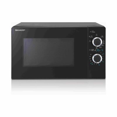 SHARP 20l Grill Microwave Mechanical - Black R-20GA-B