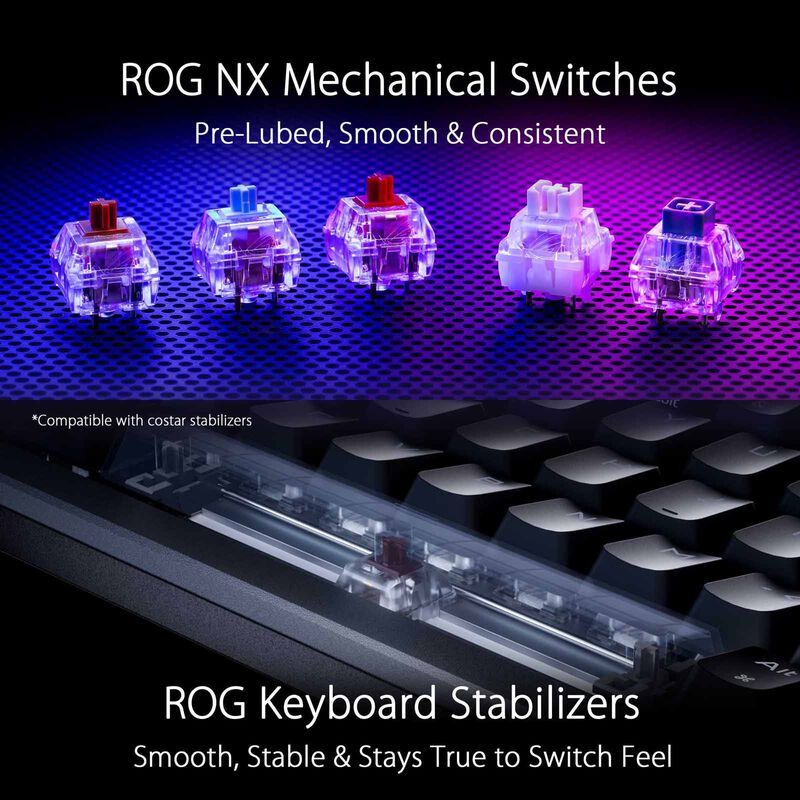 ASUS M701 Rog Azoth Nx/sm Wl Wht (pbt-ds) ROG AZOTH NX STORM WHITE-image 11
