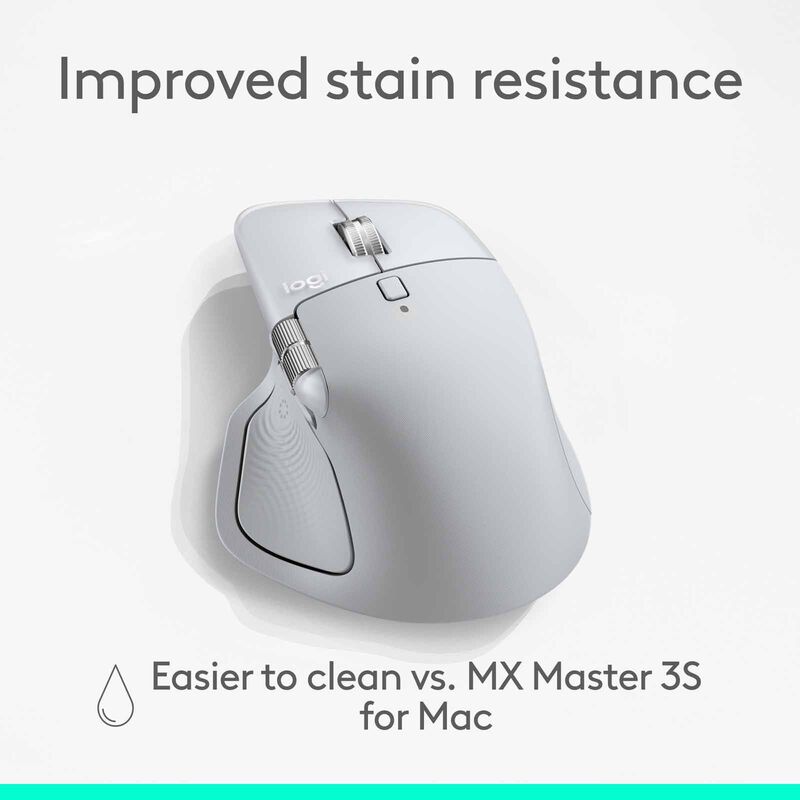LOGITECH Mx Master 4 For Mac White Silver 910-007578-image 2
