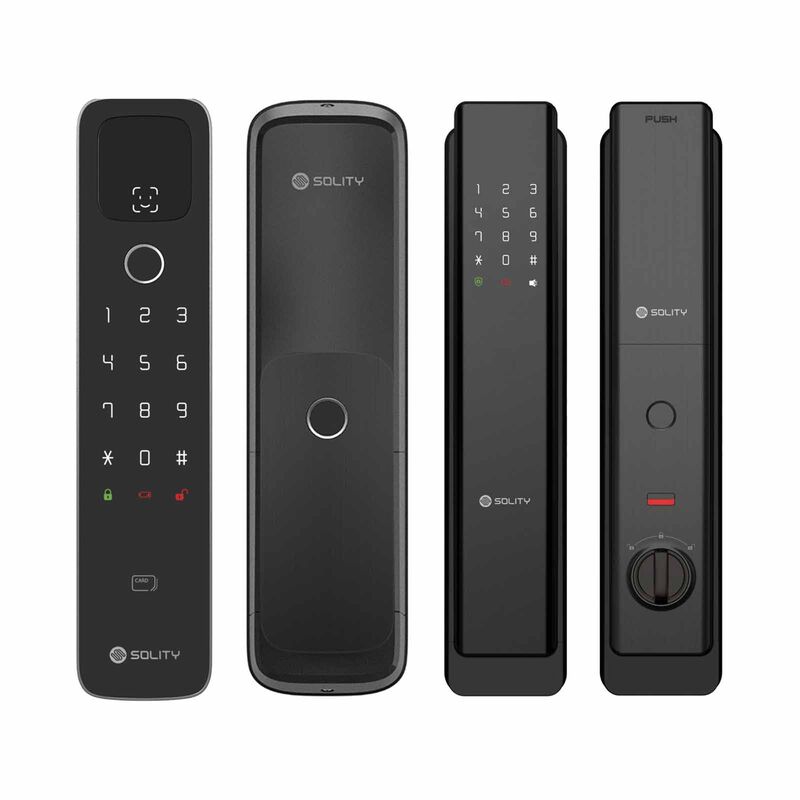 SOLITY Facial Recognition Push Pll Gate Lock Bundle G1 BUNDLE-image 1