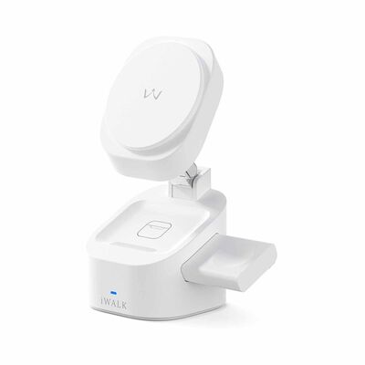 IWALK Standme Power 3-in-1 Wireless Charger White For Iphone/watch/airpods MXS007-002A