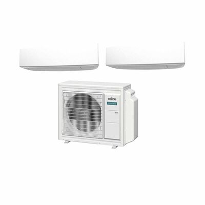 FUJITSU Fujitsu Designer White 24k Condenser System 2 (9000btu X 1, 12000btu X 1) AOAH24CBTA3 + ASAH09CETA-B/ASAH12CETA-B