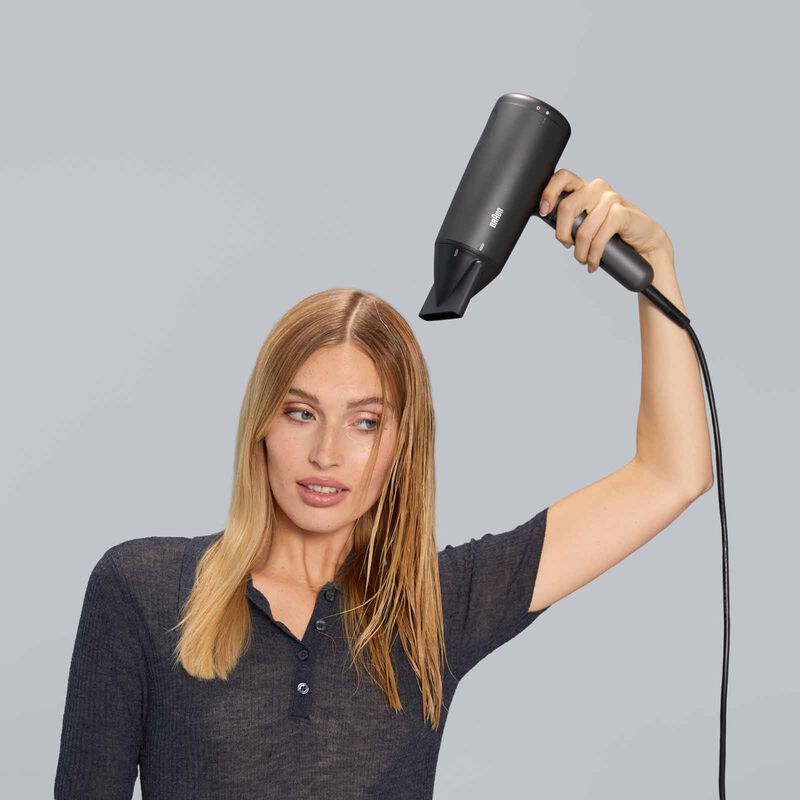 BRAUN Hair Dryer (2200w) - Motor Black HD 425-image 2