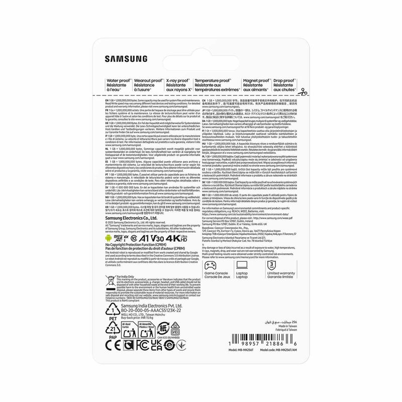 SAMSUNG P9 Express Microsd Card 256gb MB-MK256T/WW-image 4