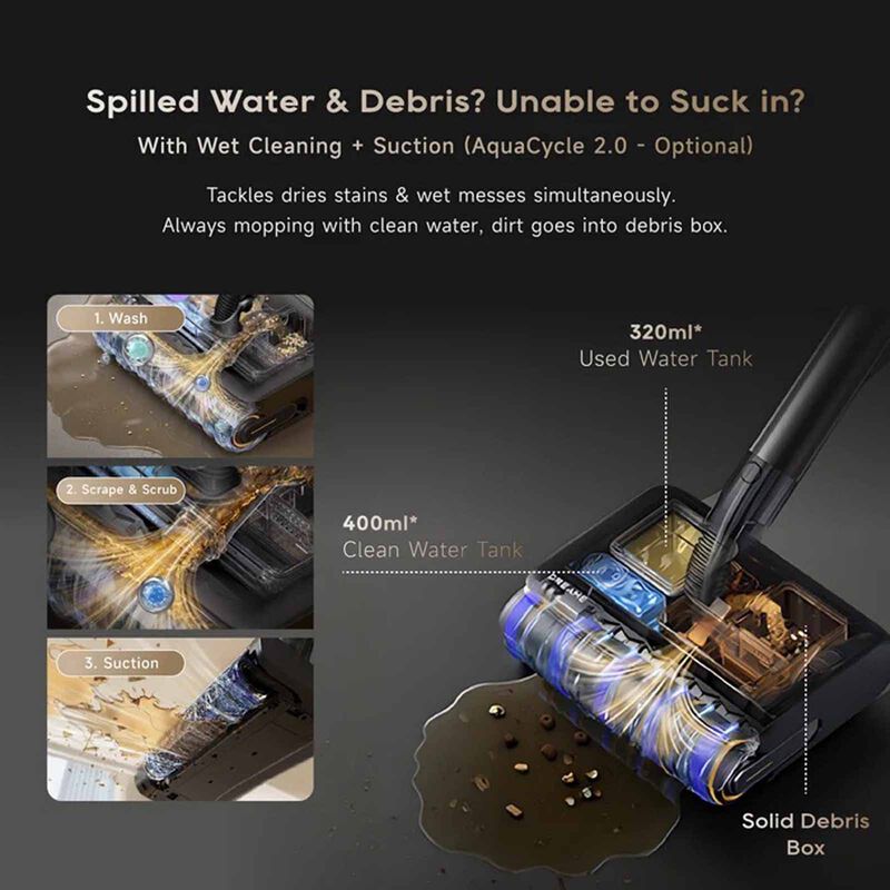 DREAME Air Station Auto-empty Cordless Stick Vacuum Cleaner DM-AIRSTVC-image 5